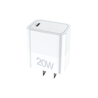 Adaptateur USB Type C d'origine en gros, chargeur mural rapide PD 20W pour téléphones portables iPhone Apple