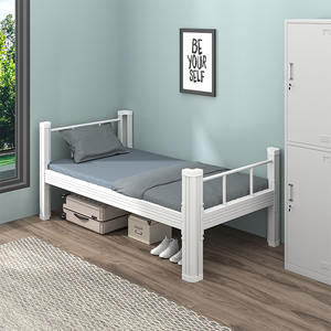 Màu Trắng Đôi Kim Loại Khung Giường Thiết Kế Cổ Điển Thiết Kế Mới Màu Đen Futon Tinh Thần Sắt Giường Đôi Khung Giường Thiết Kế Kim Loại Giường - Product Image 2