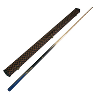Queue de billard 3/4 articulée personnalisée faite à la main de haute qualité tête 9-10mm queue en bois massif d'ébène avec étui pour queue de billard