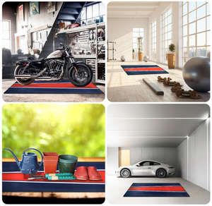 Tapete para Motocicleta de 78x31 Pulgadas, Impermeable, Antideslizante, Resistencia Media (500-1000 kg), Protección para Piso de Garaje, Uso en Interiores - Product Image 6