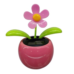 Venta Directa <span class=keywords><strong>de</strong></span> Fábrica <span class=keywords><strong>de</strong></span> Decoración Interior <span class=keywords><strong>de</strong></span> Automóvil con Forma <span class=keywords><strong>de</strong></span> Flor <span class=keywords><strong>de</strong></span> Manzana con Energía Solar, Muñeca Adorable con Movimiento <span class=keywords><strong>de</strong></span> Cabeza, Juguetes Creativos para Niños - Product Image 1