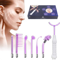 Appareil de massage facial portable à haute fréquence, baguette à électrodes, thérapie pour la peau et les cheveux, éliminateur de points noirs, traitement de l'acné, beauté à domicile, salon de beauté