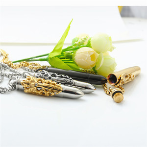yunnique Stainless Steel Spike Pendant With Gold Dragon Design Men's Necklace 233052 - Product Image 3