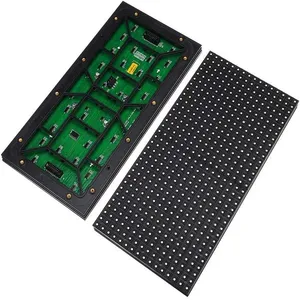 P10 Led açık alan su geçirmez projektör ekranı 1/4 tarama SMD3535 3in1 RGB tam renkli LED ekran modülü paneli kurulu