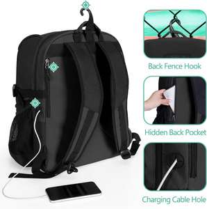 Travel School College Sport Backpack Basketball Bags Gym Volleyball Soccer Football Equipment Bag With Ball & Shoe Compartment - Product Image 5