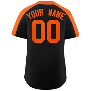 T-shirt décontracté rétro de meilleure qualité Maillot de baseball imprimé numérique personnalisé avec broderie personnalisée Caractéristique respirante - Product Image 3