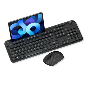 2025 New Kt117 Retro Đầy Màu Sắc Không Dây Chuột Chơi Game Bàn Phím Thiết Lập Không Dây Chuột Bàn Phím Thiết Lập Punk Màu Sắc Phù Hợp Tuyệt Vời - Product Image 6