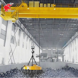 Высококачественный Тип QC 5 тонн 8 тонн 10 тонн 20 тонн Электромагнитная двойная балка мостовой кран для сталелитейной промышленности - Product Image 1