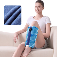 Masseur de jambes pour personnes âgées avec thérapie par impulsions, batterie intégrée et fonction de minuterie, masseur de jambes pour la relaxation musculaire quotidienne
