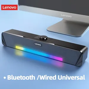 Altavoz 100% Original Lenovo TS33 AUX BT 5.0 360 °   Barra <span class=keywords><strong>de</strong></span> <span class=keywords><strong>Sonido</strong></span> Envolvente <span class=keywords><strong>para</strong></span> Cine en Casa, Altavoz <span class=keywords><strong>de</strong></span> Audio <span class=keywords><strong>para</strong></span> Escritorio, Subwoofer <span class=keywords><strong>para</strong></span> Computadora - Product Image 4