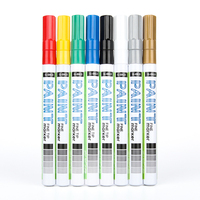 Gxin G-863A Marqueur à peinture haute performance multicolore à base d'huile 1.2mm Non-fading Non-toxic Low Odeur Paint Marker Pen Set