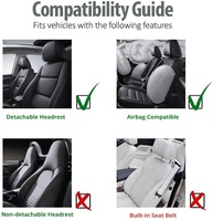 Housse de siège de voiture universelle pour 90% des berlines SUV Cuir durable Réglable Design lion tendance pour la plupart des voitures à cinq sièges