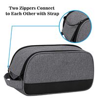 Grande sacoche de voyage double couche en polyester avec poignée pour le rangement d'équipements CPAP