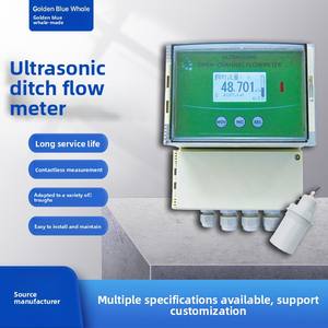 Pengukur aliran saluran terbuka ultrasonik portabel, untuk tangki Barlow untuk pengukuran aliran <span class=keywords><strong>Weir</strong></span> di saluran drainase Sungai - Product Image 3