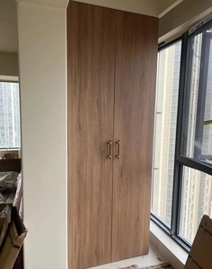 Armoire de rangement pour balcon sur mesure, combinaison de portes et de tiroirs, design pleine hauteur, idéale pour les petits espaces - Product Image 1