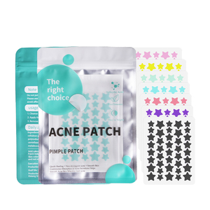 Simpatiche macchie di Acne idrocolloidi a stella da 40 <span class=keywords><strong>punti</strong></span> adesivi colorati invisibili che assorbono Zit per macchie sulla pelle del viso - Product Image 1