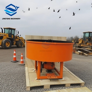 Betonnen Platte Mond Mixer Gietbare Vuurvaste Pan Mixer 7.5kw Cement Feed Mengmachine Voor Bouwplaatsen Gebruik - Product Image 1