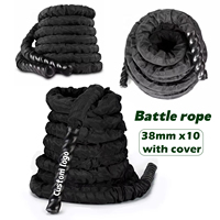 Corde de combat VIGFIT avec revêtement en nylon, corde de saut robuste de qualité supérieure, 38/50 mm, corde de combat camouflage pour l'exercice, directement de l'usine