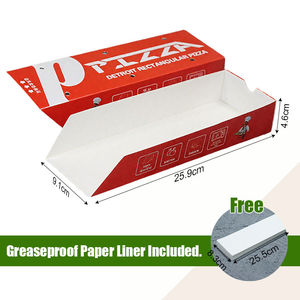 Bán Buôn Một Người Hình Chữ Nhật Bánh <span class=keywords><strong>Pizza</strong></span> Bao Bì Hộp Tùy Chỉnh Đầy Đủ Màu Sắc In Một Lát Hình Chữ Nhật Bánh <span class=keywords><strong>Pizza</strong></span> Hộp Với Logo - Product Image 3