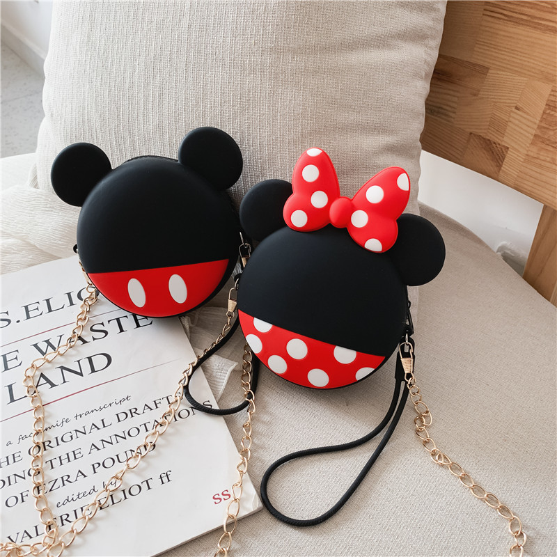 UNCLE мультфильм Кошельки для монет держатели Kawaii мини кошелек цепочка молния силиконовые наушники ключ сумка для хранения мини сумка через плечо