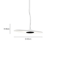 Lustre en fibre de verre de design italien irrégulier, style nordique danois moderne et minimaliste, design artistique, luminaire pour restaurant, bar, comptoir