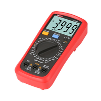 UNI-T UT39A + Multimeter Digital rentang Manual AC DC Voltmeter Ohm Cap Diode penguji hFE