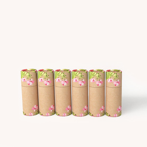 Tube de papier Kraft personnalisable de qualité supérieure emballage de papier déodorant recyclé pour emballage de cylindre cosmétique de baume à lèvres <span class=keywords><strong>UKAI</strong></span> - Product Image 4