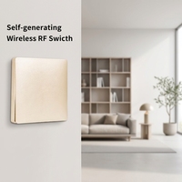 Interruptor Inalámbrico Autoalimentado Touchmi Tuya Zigbee, Sin Batería, Sin Cables, Control por Aplicación Smart Life, Interruptor de Pared EU
