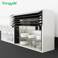Armoire de rangement de cuisine intelligente avec volet roulant motorisé, élévateur de vitrine mural de cuisine, volet électrique