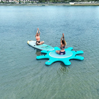 Plate-forme gonflable Aqua Marina personnalisée Île Sup Pontoon quai flottant pour le yoga