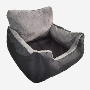 Asiento de coche suave para perros pequeños, cama de viaje para el hogar, totalmente desmontable y lavable, elevador para gatos con bolsillo de almacenamiento - Product Image 2