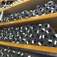 Rouleau de bâche PVC flexible autocollante écologique pour impression numérique, matériau enduit 610 g/m² pour bannière publicitaire