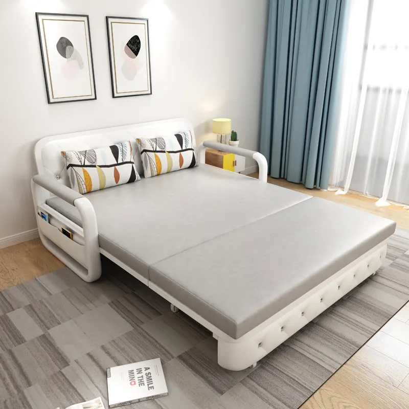 Складной диван-кровать двойного назначения многофункциональная односпальная двуспальная Выдвижная кровать с хранилищем