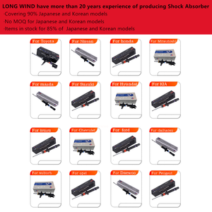 โช้คอัพหน้ารถยนต์ยี่ห้อจีน สำหรับรถยนต์ซูซูกิ เซเลริโอ ปี 2013-2014 รุ่น AVK310 และ อัลโต ปี 2009- รุ่น AMF310  อะไหล่แท้เบอร์ 41601-68K00/KYB332154 - Product Image 3