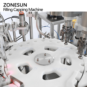 ZONESUN ZS-AFC39 Monoblock 4 têtes pompe péristaltique rabattable métal aluminium bouchons flacon solvant bouteille remplissage capsulage Machine - Product Image 3