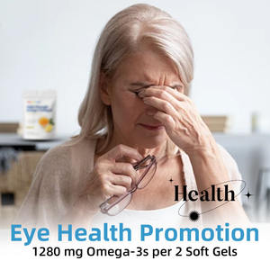 مكمل زيت السمك الأكثر مبيعًا يعزز صحة الدماغ وتعزيز صحة العين الوظيفة المعرفية يدعم كبسولات أوميجا الناعمة - Product Image 4