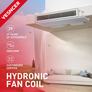 Bobina de ventilador oculta Horizontal Agua refrigerada Montado en el techo 220V Fcu Fancoil Unidad de bobina de ventilador para calefacción y refrigeración - Product Image 5