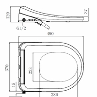 Sanitaires ménagers, toilettes intelligentes à commande à distance, bidet WC, siège de bidet japonais
