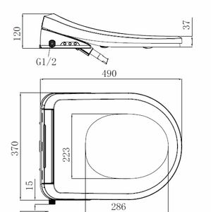 Sanitaires ménagers, toilettes intelligentes à commande à distance, bidet <span class=keywords><strong>WC</strong></span>, siège de bidet <span class=keywords><strong>japonais</strong></span> - Product Image 6
