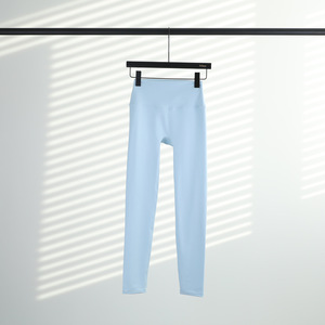 ขายส่งชุดโยคะฟิตเนส เสื้อผ้ากีฬาระบายอากาศ กางเกงเลกกิ้งเอวสูง และกางเกงขายาว 9 นิ้ว สำหรับใส่ด้านนอก - Product Image 1