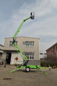 Piattaforma aerea telescopica trainabile a braccio articolato tipo Spider, alimentata elettricamente, diesel o benzina, da <span class=keywords><strong>20ft</strong></span>, 30ft, 40ft, 50ft, 60ft - Product Image 3