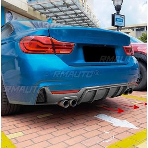 สำหรับ BMW ซีรีส์ 4 รุ่น F32 F33 F36 M Sport ปี 2014-2020 ชุดแต่งสไตล์ MP  ลิ้นกันชนหลัง  ดิฟฟิวเซอร์  ฝาครอบป้องกันกันชน - Product Image 4