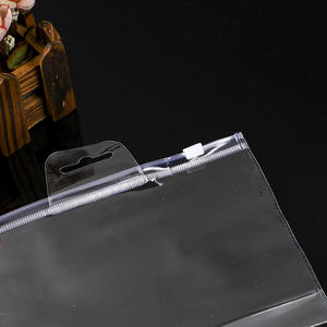 Haute Qualité Nouvelle Couleur Transparente Pvc Vêtements Recyclés Clair Logo Personnalisé Poly Mat En Plastique Fermeture Éclair Sacs Pour Bikini - Product Image 2