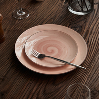 Services de table de luxe en porcelaine, 24 pièces, vente en gros, vaisselle de cuisine en céramique, ensemble de vaisselle, assiettes en porcelaine blanche