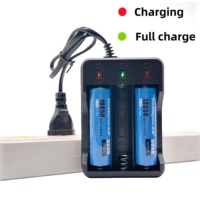 Cargador de Baterías Inteligente USB de 3 Ranuras para 18650, Carga Rápida, Indicador LED Independiente, Apagado Automático al Llenarse