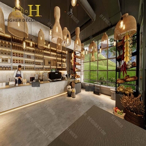 Vitrina <span class=keywords><strong>de</strong></span> café <span class=keywords><strong>de</strong></span> estilo vintage, estantes <span class=keywords><strong>de</strong></span> vidrio personalizados para decoración <span class=keywords><strong>de</strong></span> cafeterí<span class=keywords><strong>a</strong></span>, diseño <span class=keywords><strong>de</strong></span> mostrador <span class=keywords><strong>de</strong></span> cafeterí<span class=keywords><strong>a</strong></span> - Product Image 4