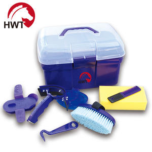 Hot Koop Paard <span class=keywords><strong>Grooming</strong></span> <span class=keywords><strong>Box</strong></span> Kit Met Draagbare <span class=keywords><strong>Plastic</strong></span> Borstels <span class=keywords><strong>Grooming</strong></span> Doos Voor Paard - Product Image 2