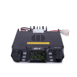 QYT KT-780plus tek bant VHF 100W yüksek çıkış araba cep radyo taban araç iki yönlü telsiz monte araç dokular