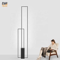 Lampe Led d'angle autoportante en acrylique, design nordique minimaliste, luminaire décoratif de plafond, idéal pour un salon