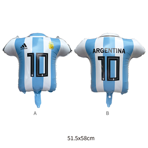 Globos de Aluminio con Diseño de Camisetas Deportivas al por Mayor para Eventos Deportivos, Decoraciones para Fiestas, Artículos para Fiestas Deportivas - Product Image 2